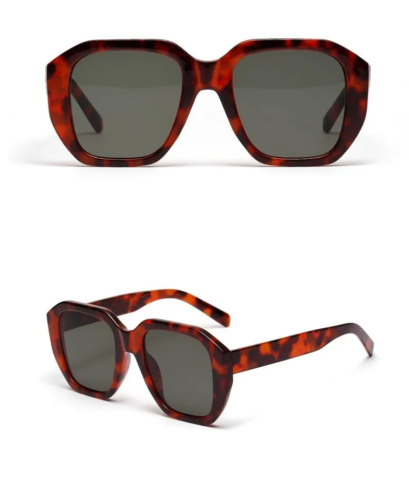 Hexagonal Oversize Sunglasses