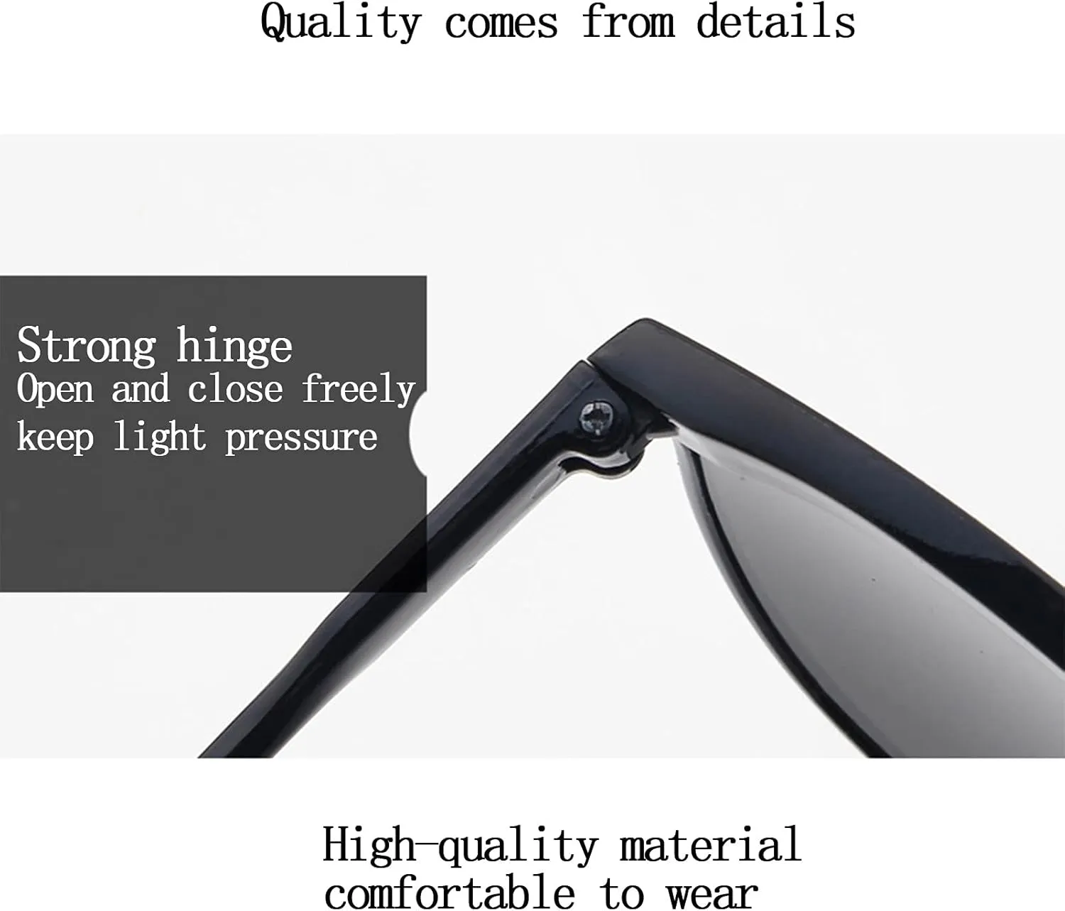 HHmei Polarized Sports Sunglasses for Men, Anti-Ultraviolet Reflection, Ultralight Frame, Sunglasses for Cycling Fishing Golf