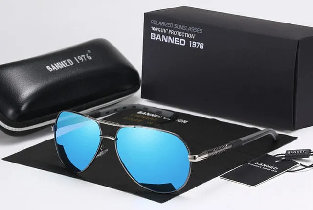 High quality Anti glare Polarized Aluminum  hot Men's Sunglasses