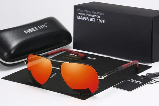 High quality Anti glare Polarized Aluminum  hot Men's Sunglasses