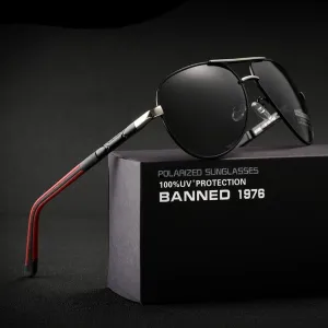High quality Anti glare Polarized Aluminum  hot Men's Sunglasses