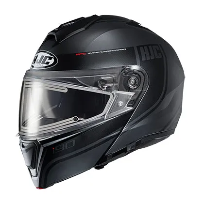 HJC i90 Modular Snow Helmet Davan Graphic MC5SF Electric Shield