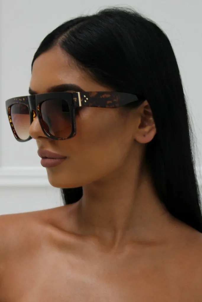 Honey Couture SELENA 2.0 Flat Top Inspired Sunglasses