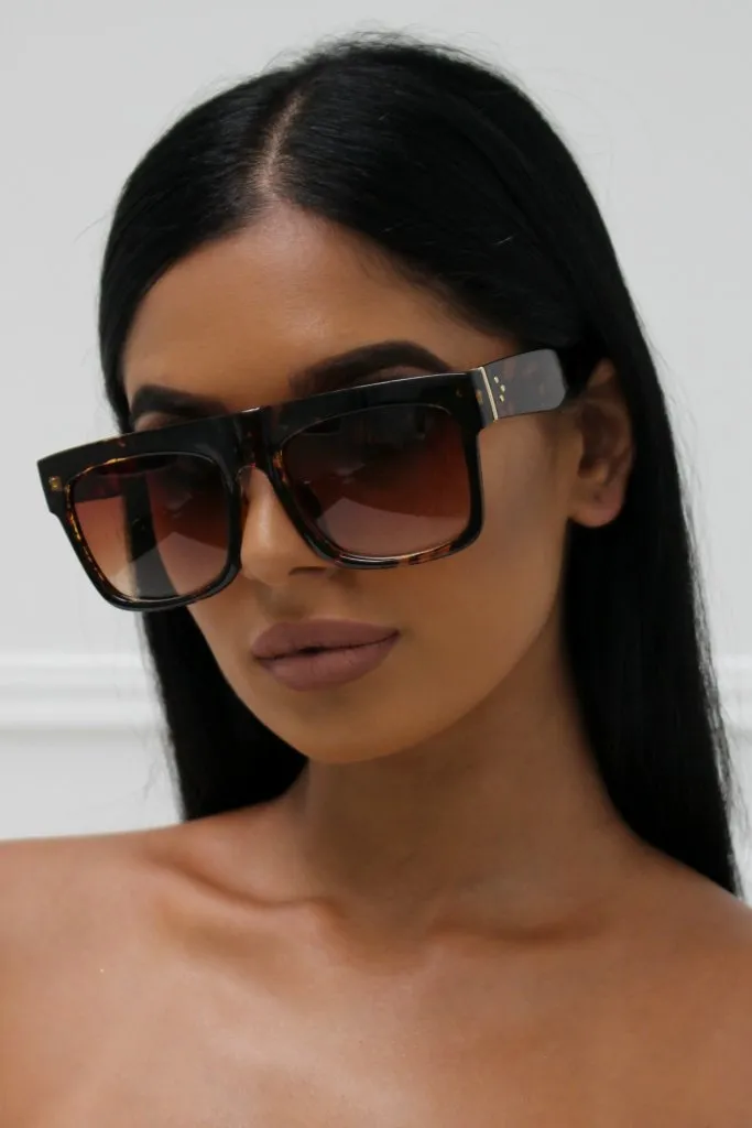 Honey Couture SELENA 2.0 Flat Top Inspired Sunglasses