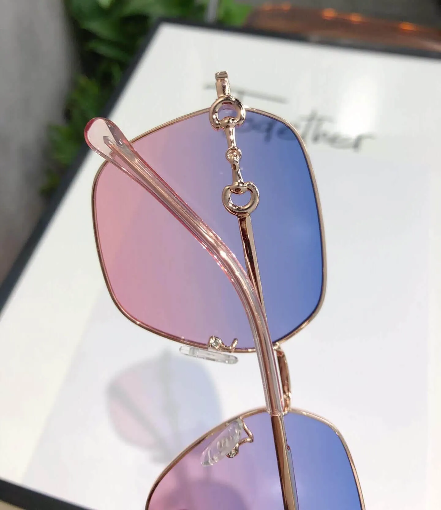 Horsebit Myopia Sunglasses Polarized Anti-UV Prescription Women Sunglasses-58584