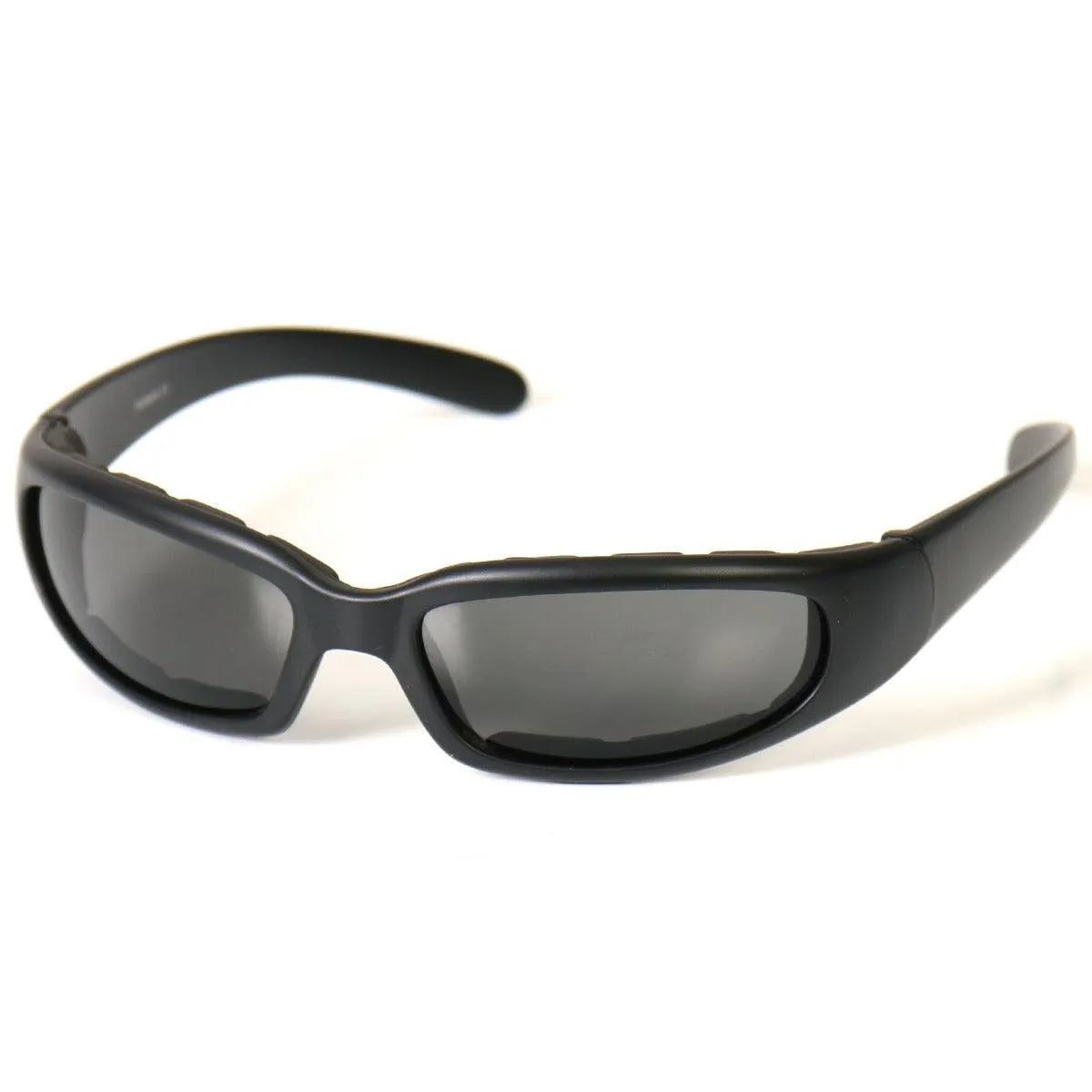 Hot Leathers Chicago Riding Sunglasses W/Smoke Lenses