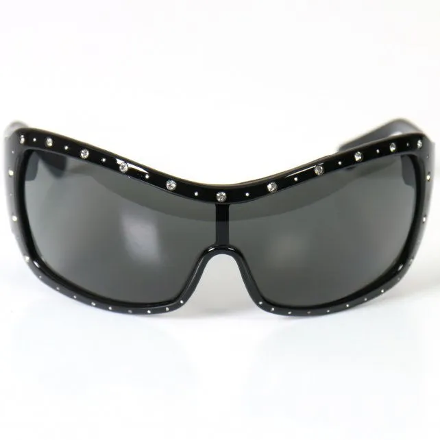 Hot Leathers Marilyn 2 Ladies Sunglasses w/ Pads and Rhinestones