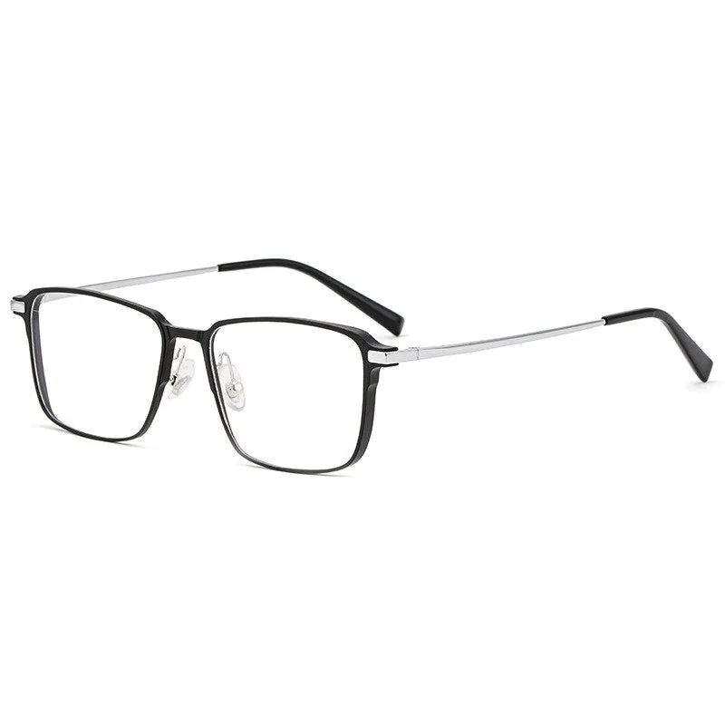 Hotochki Men's Full Rim Square Titanium Eyeglasses L5058