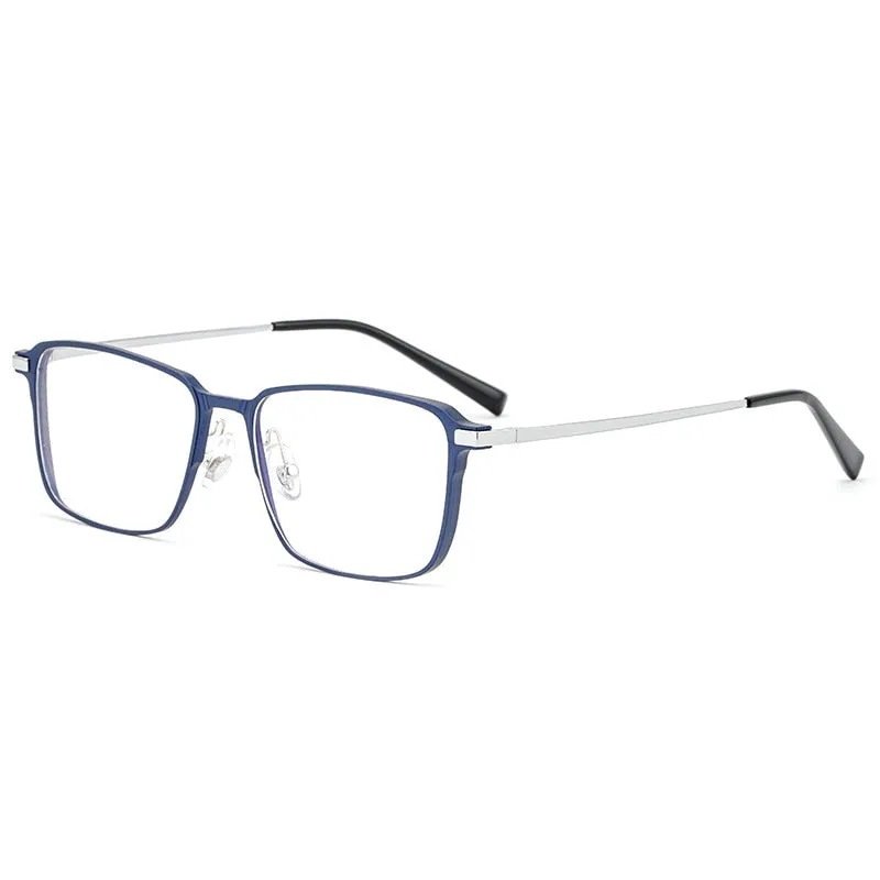 Hotochki Men's Full Rim Square Titanium Eyeglasses L5058