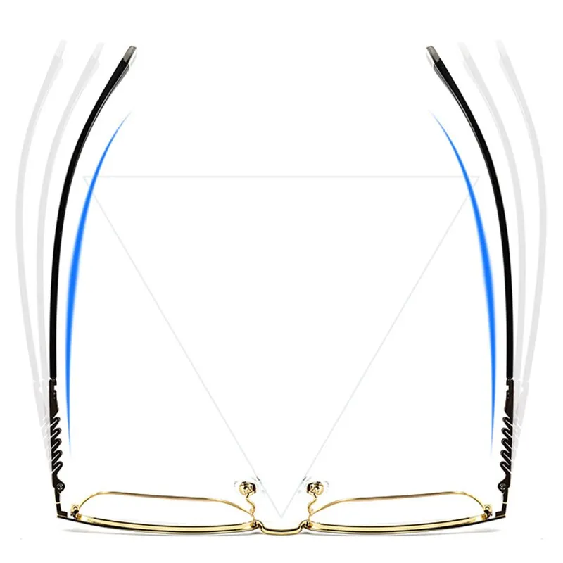 Hotochki Men's Full Rim Square Tr 90 Titanium Frame Eyeglasses T8611t