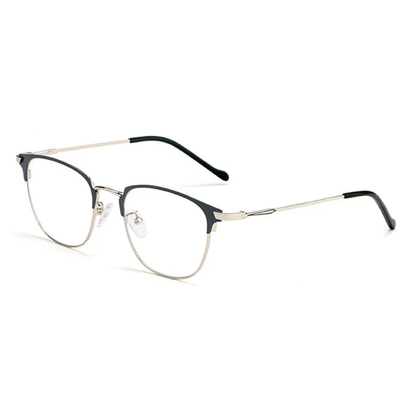 Hotochki Unisex Full Rim Alloy Frame Eyeglasses 3389