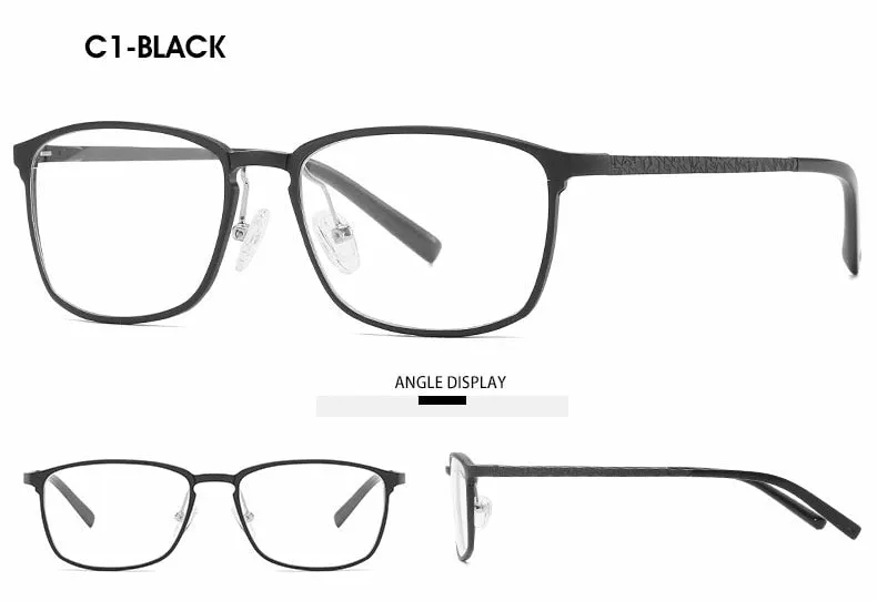 Hotochki Unisex Full Rim Aluminum Magnesium Alloy Frame Eyeglasses 6266