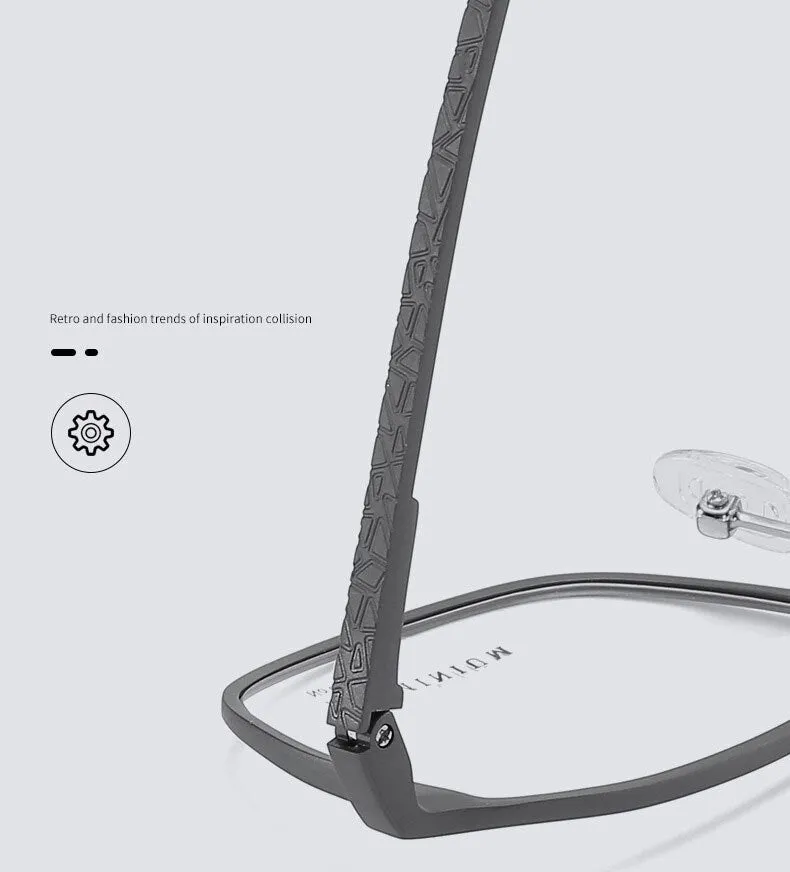 Hotochki Unisex Full Rim Aluminum Magnesium Alloy Frame Eyeglasses 6266