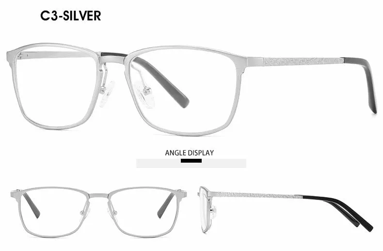 Hotochki Unisex Full Rim Aluminum Magnesium Alloy Frame Eyeglasses 6266