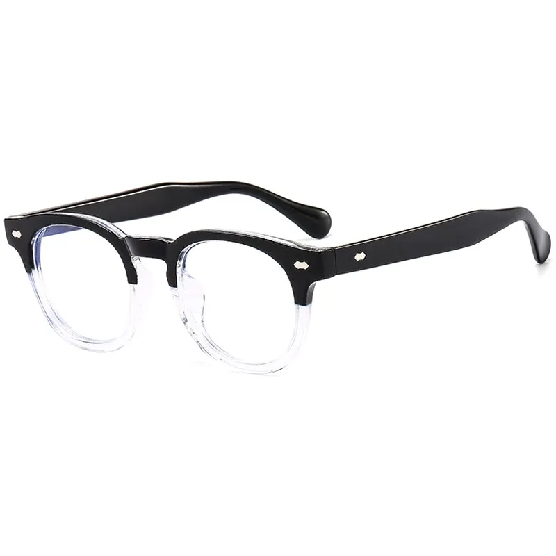 Hotochki Unisex Full Rim PC Plastic Resin Frame Eyeglasses 3505
