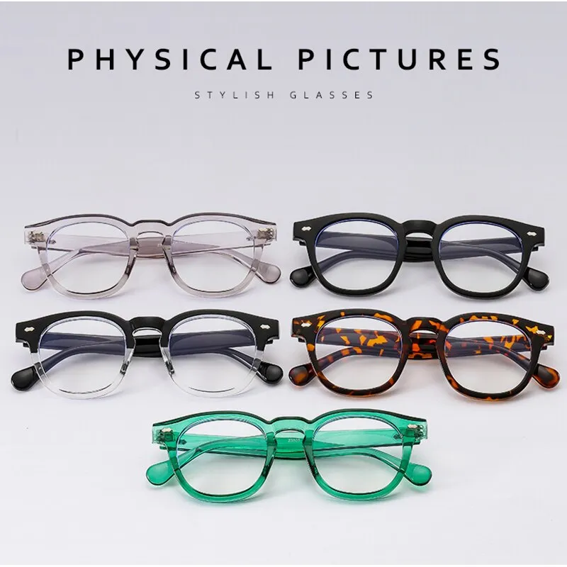 Hotochki Unisex Full Rim PC Plastic Resin Frame Eyeglasses 3505