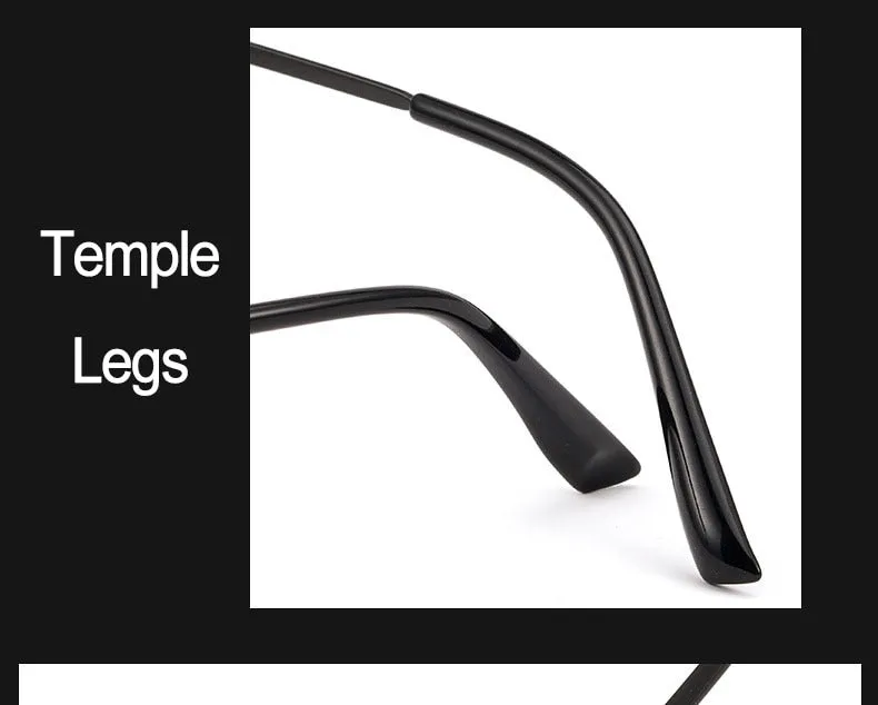 Hotochki Unisex Full Rim Polygon Memory Alloy Frame Eyeglasses 68013