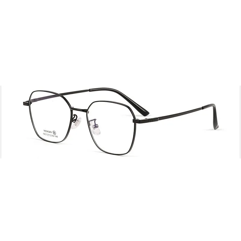 Hotochki Unisex Full Rim Polygon Memory Alloy Frame Eyeglasses 68013