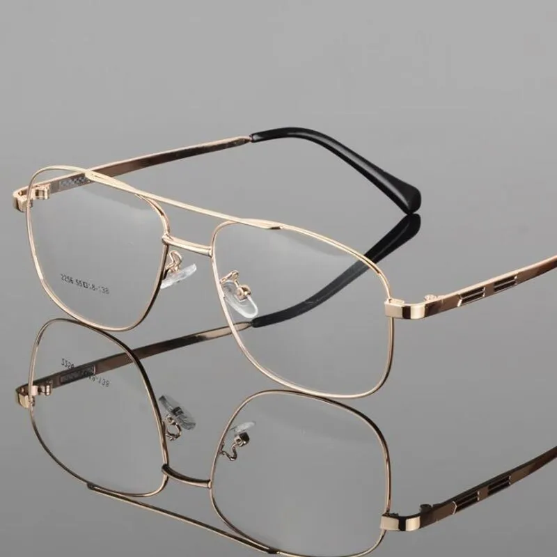 Hotochki Unisex Full Rim Round Box Alloy Frame Eyeglasses 2256