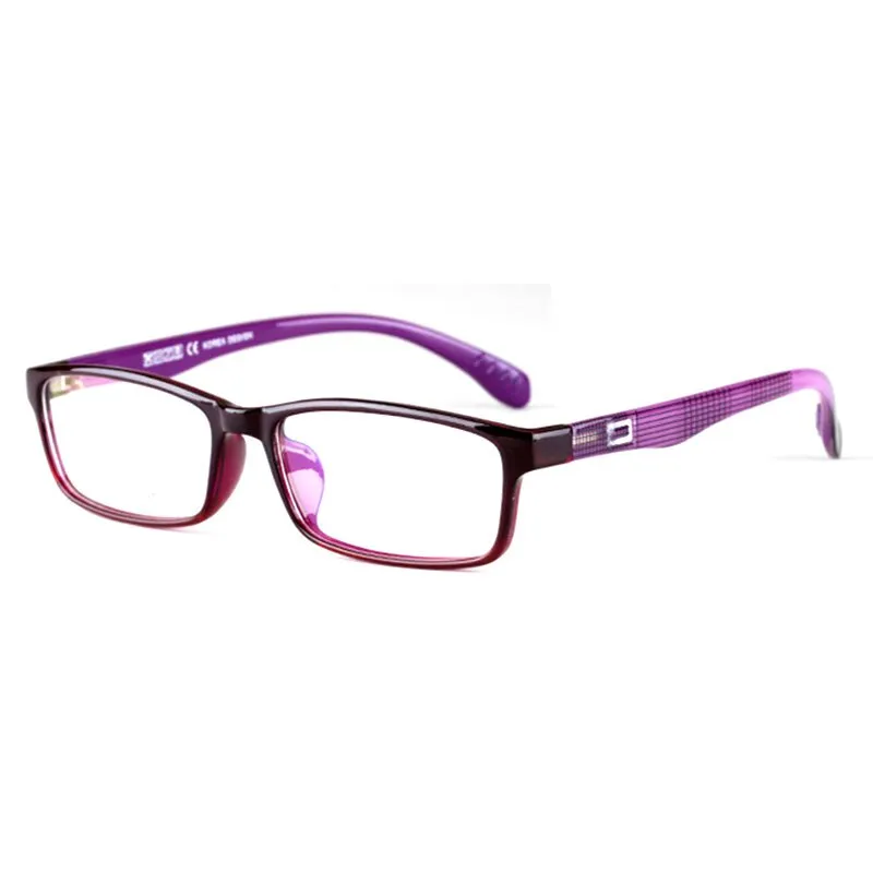 Hotochki Unisex Full Rim Square TR-90 Resin Frame Eyeglasses 2300