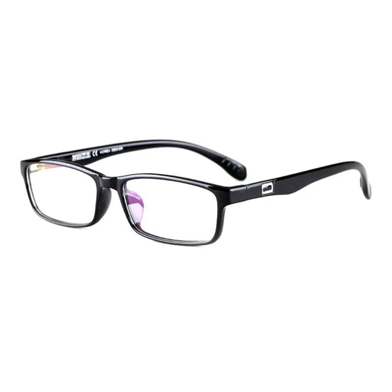 Hotochki Unisex Full Rim Square TR-90 Resin Frame Eyeglasses 2300