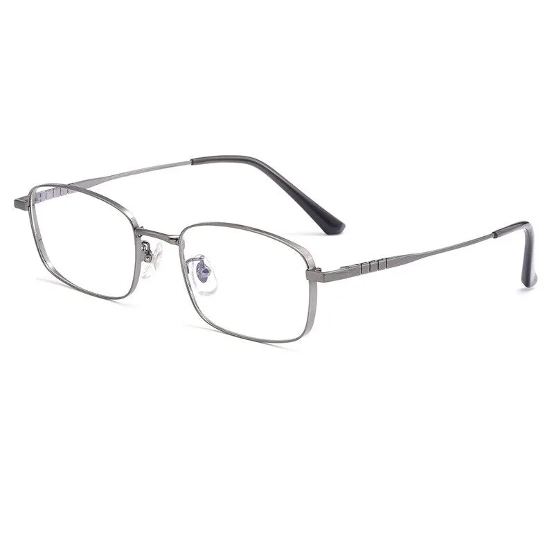 Hotochki Unisex Full Rim Titanium Alloy IP Plated Frame Eyeglasses P15303