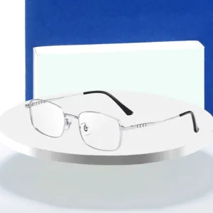 Hotochki Unisex Full Rim Titanium Alloy IP Plated Frame Eyeglasses P15303