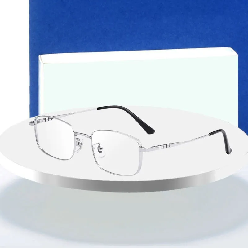 Hotochki Unisex Full Rim Titanium Alloy IP Plated Frame Eyeglasses P15303