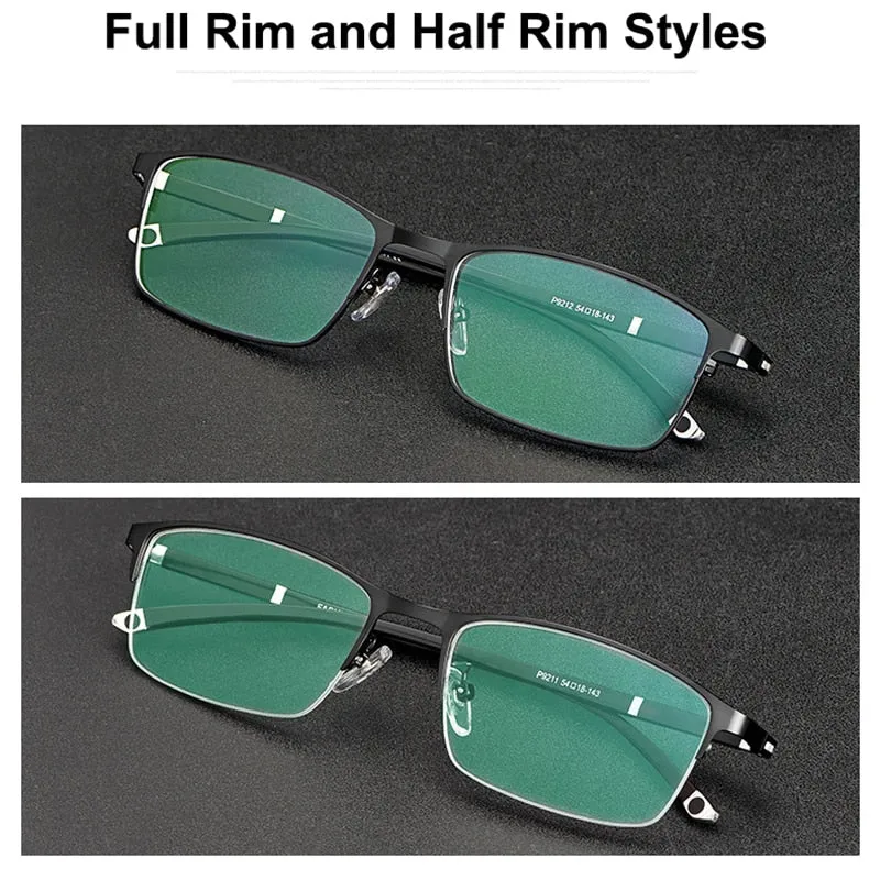 Hotochki Unisex Full/Semi Rim Alloy Frame Eyeglasses P9211