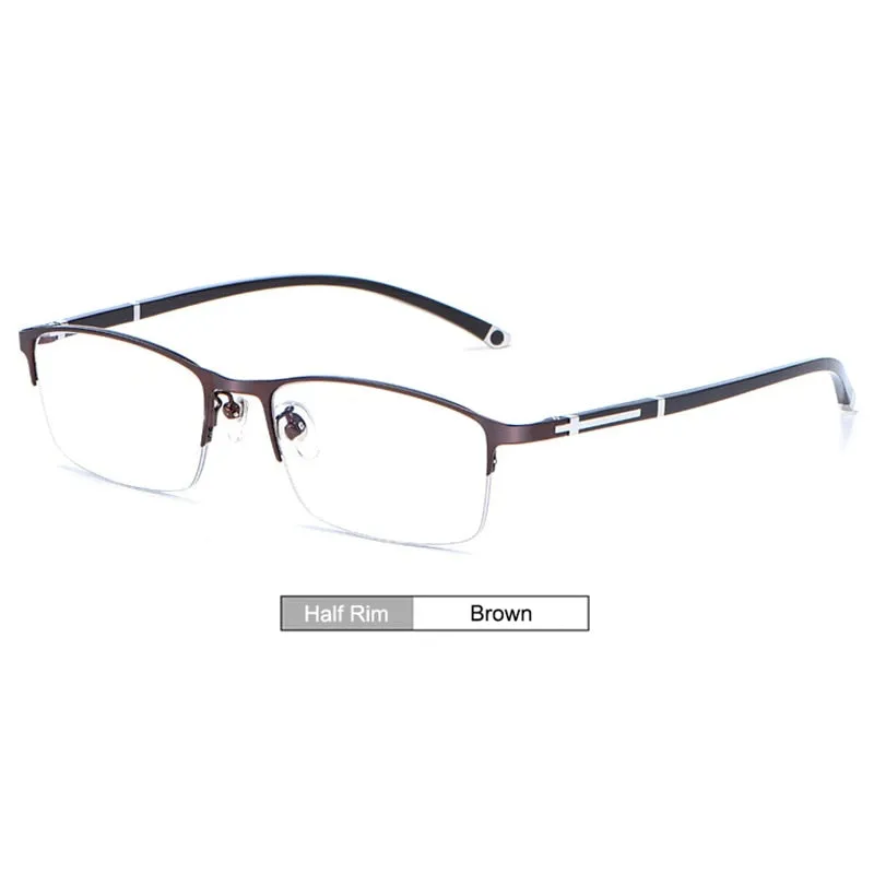 Hotochki Unisex Full/Semi Rim Alloy Frame Eyeglasses P9211