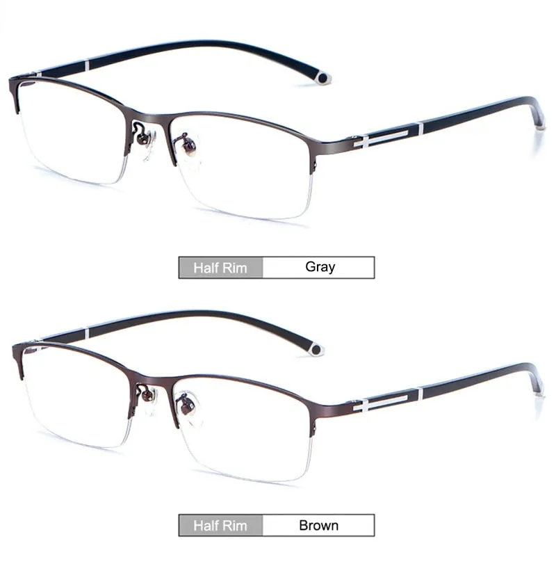 Hotochki Unisex Full/Semi Rim Alloy Frame Eyeglasses P9211
