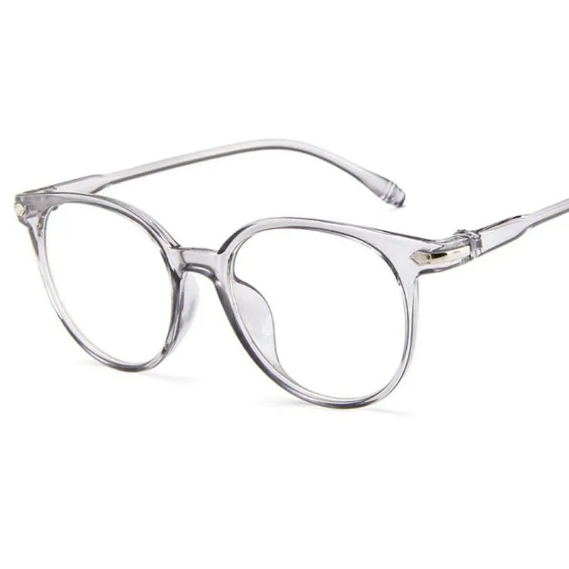 Hotochki Women's Full Rim Transparent Plastic Frame Eyeglasses 15959