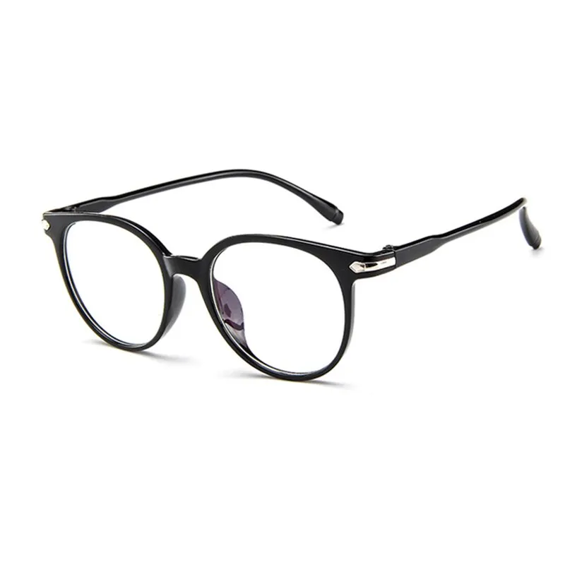 Hotochki Women's Full Rim Transparent Plastic Frame Eyeglasses 15959