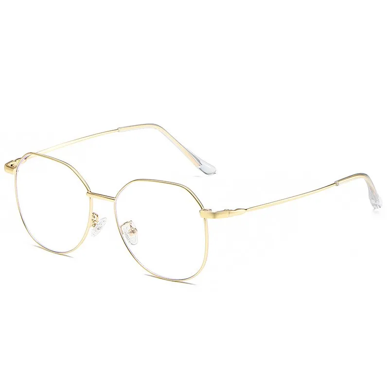Hotony Unisex Full Rim Alloy Polygonal Frame Eyeglasses Zy9038