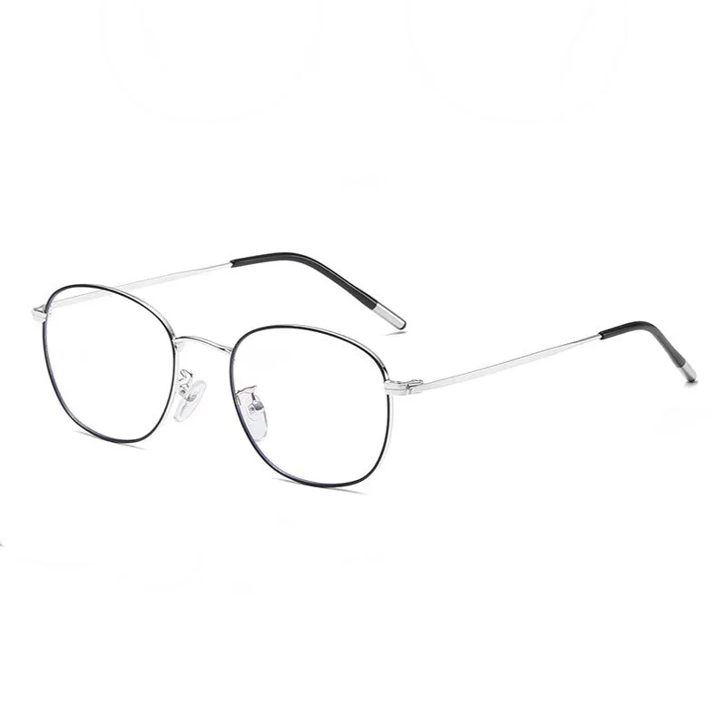 Hotony Unisex Full Rim Alloy Round Frame Eyeglasses 33006