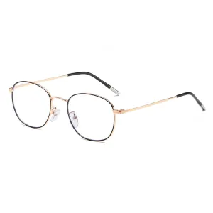 Hotony Unisex Full Rim Alloy Round Frame Eyeglasses 33006