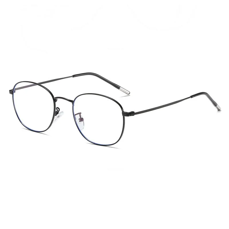 Hotony Unisex Full Rim Alloy Round Frame Eyeglasses 33006