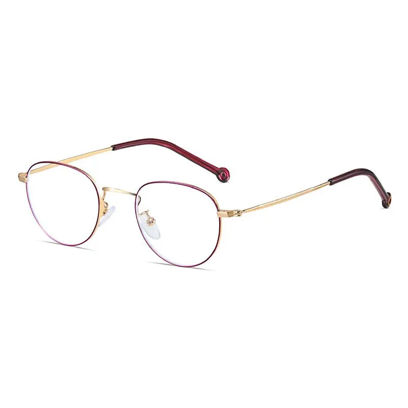Hotony Unisex Full Rim Alloy Round Frame Eyeglasses 9957