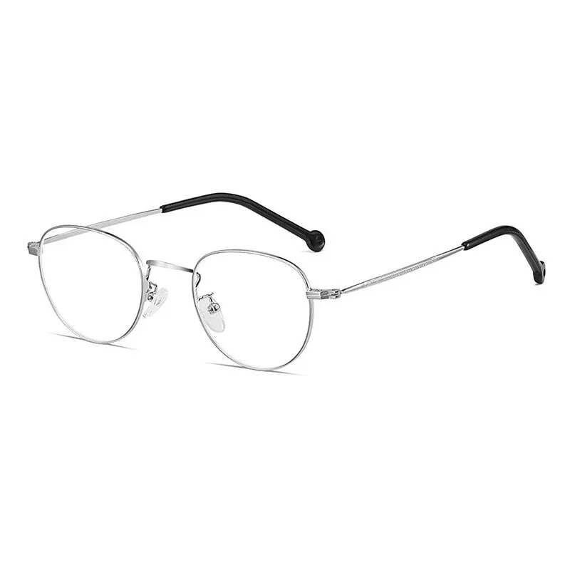 Hotony Unisex Full Rim Alloy Round Frame Eyeglasses 9957