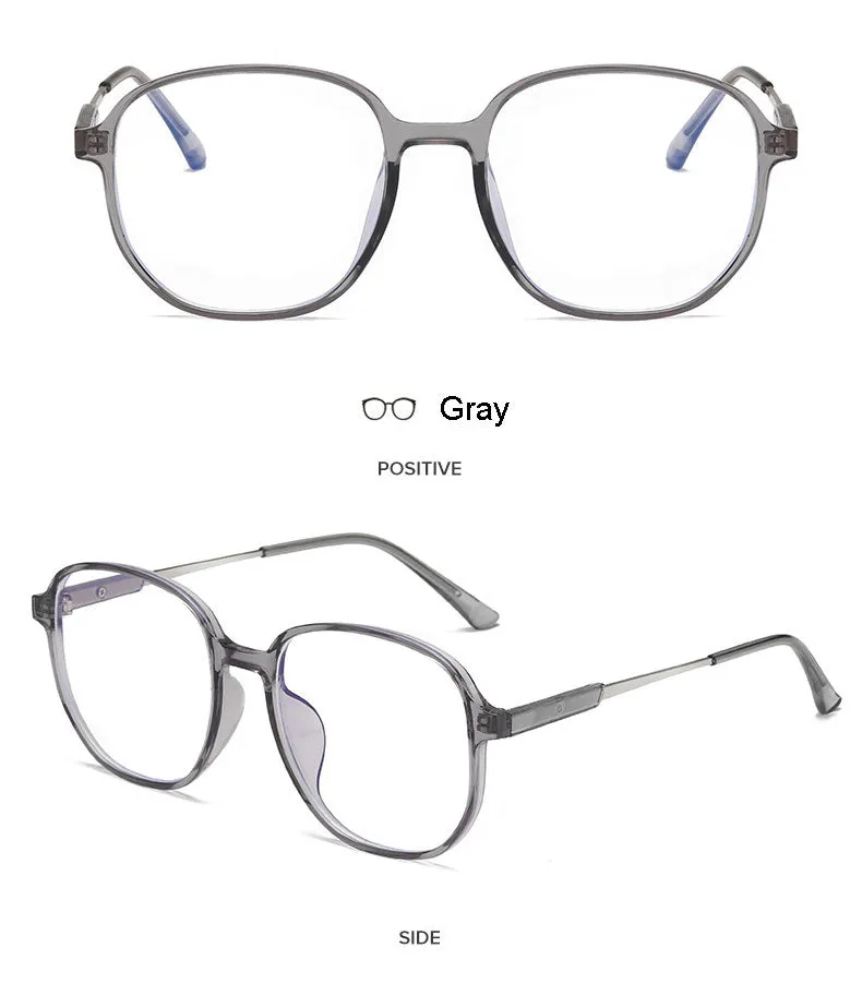 Hotony Unisex Full Rim Polygonal Square TR 90 Resin Frame Eyeglasses 60153