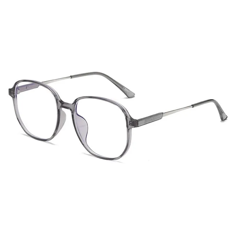 Hotony Unisex Full Rim Polygonal Square TR 90 Resin Frame Eyeglasses 60153