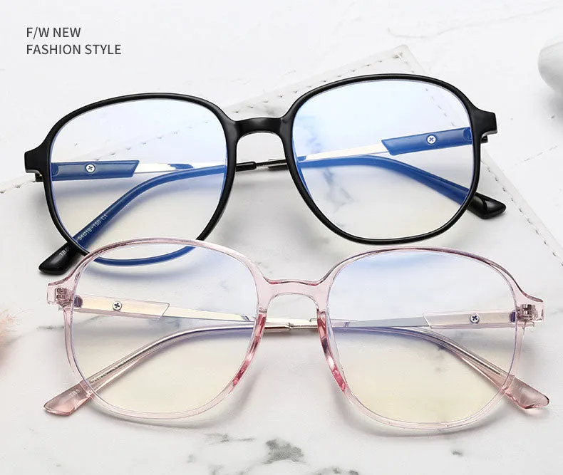 Hotony Unisex Full Rim Polygonal Square TR 90 Resin Frame Eyeglasses 60153