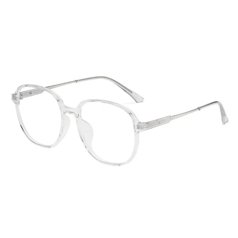 Hotony Unisex Full Rim Polygonal Square TR 90 Resin Frame Eyeglasses 60153