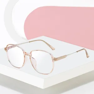 Hotony Unisex Full Rim Polygonal Square TR 90 Resin Frame Eyeglasses 60153