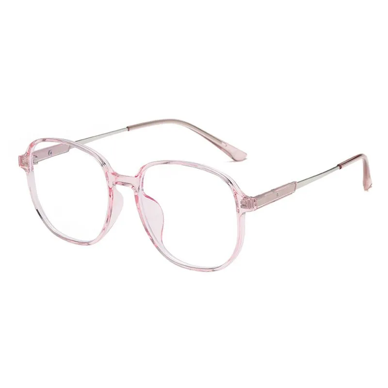 Hotony Unisex Full Rim Polygonal Square TR 90 Resin Frame Eyeglasses 60153