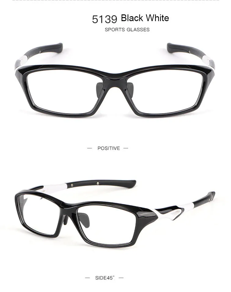 Hotony Unisex Full Rim Rectangular TR 90 Resin Sport Frame Eyeglasses 5139/40