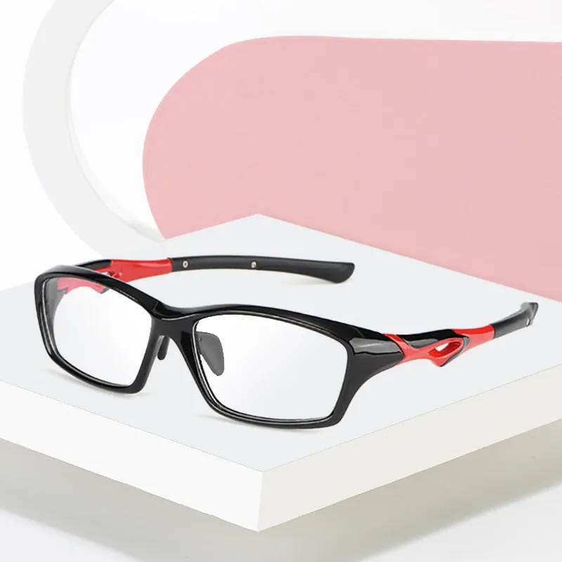 Hotony Unisex Full Rim Rectangular TR 90 Resin Sport Frame Eyeglasses 5139/40