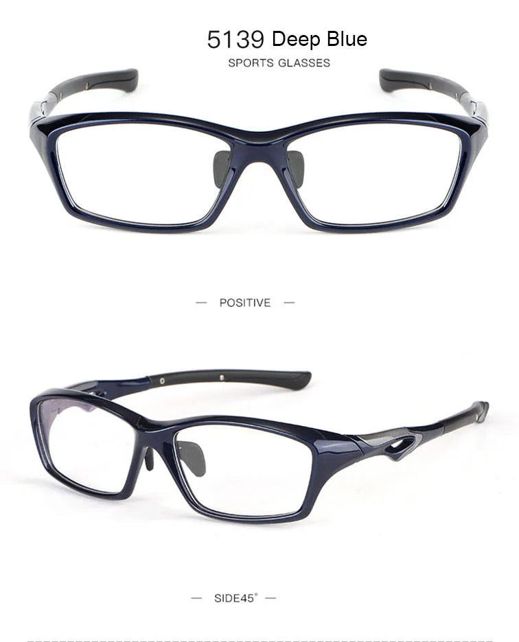 Hotony Unisex Full Rim Rectangular TR 90 Resin Sport Frame Eyeglasses 5139/40