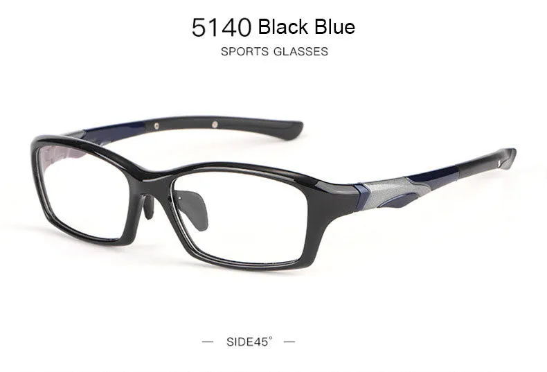 Hotony Unisex Full Rim Rectangular TR 90 Resin Sport Frame Eyeglasses 5139/40