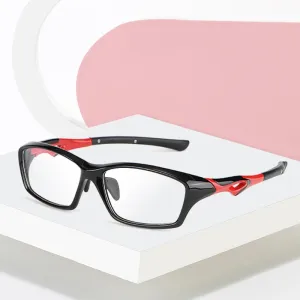Hotony Unisex Full Rim Rectangular TR 90 Resin Sport Frame Eyeglasses 5139/40